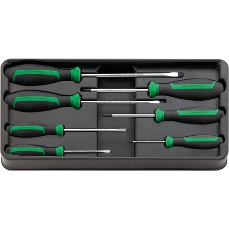 STAHLWILLE TOOLS DRALL+ set of screwdrivers No.ES 4620/4628/4630/7 1/3-tray7-pcs. 96838236